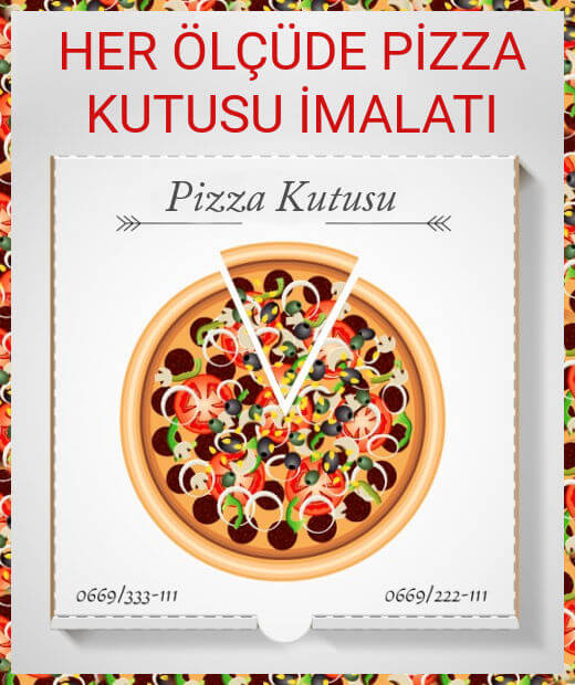 Expres Koli Üretimi Antalya Koli İmalatı Pizza kutusu Ambalaj